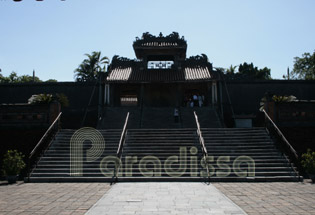 The area where the King would live and work at Tu Duc Tomb