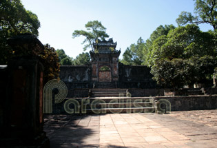 Burial area of the King and his queen