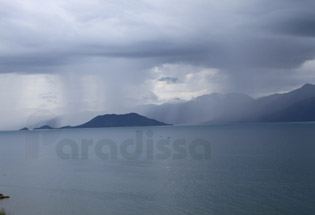 Baie Ninh Van dans l’après-midi 