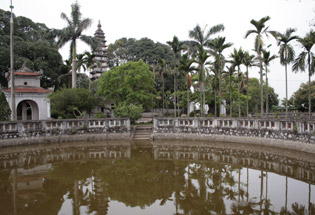 A pond at Pho Minh Pagoda, Nam Dinh