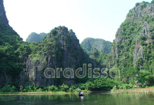 The mountains of Thung Nang Ninh Binh Vietnam