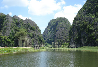 The fresh countryside of Tam Coc Ninh Binh Vietnam