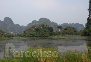 La région inondée de Trang An