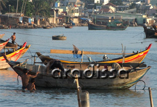 Boats at Mui Ne fishing village