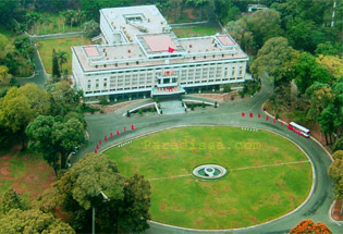 The Independence Palace in Saigon, Vietnam 