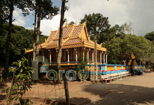 The main pagoda of the Bat Pagoda in Soc Trang