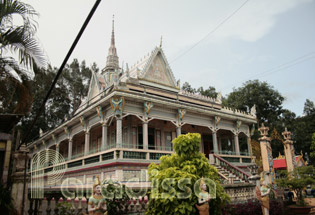 Chen Kieu Pagoda in Soc Trang Vietnam