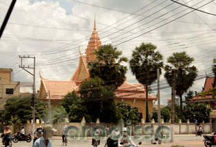 Kleang Pagoda in Soc Trang Vietnam