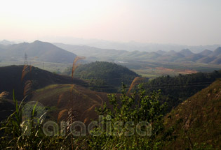 Montagnes à Moc Chau, Son La