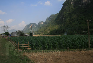 Mountains in Dinh Hoa District