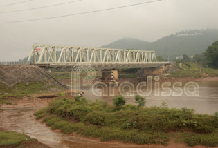 Ham Rong Bridge and the Ma River Ham Rong Bridge and the Ma River