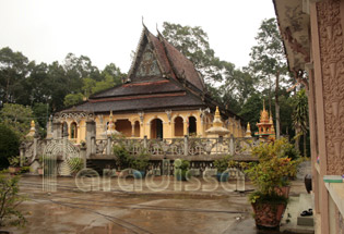 Ang Pagoda in Tra Vinh, Vietnam