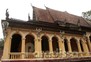 Ang Pagoda in Tra Vinh, Vietnam