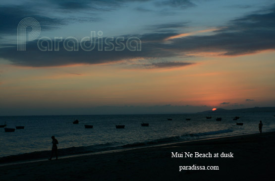 Mui Ne Beach at dusk