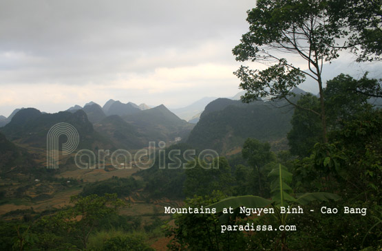 Mountains at Nguyen Binh
