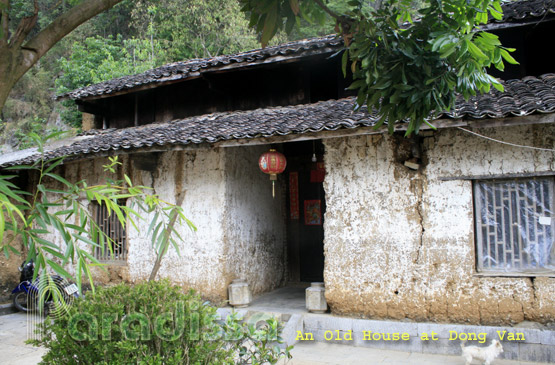 A house of old style at Dong Van Old Quarter