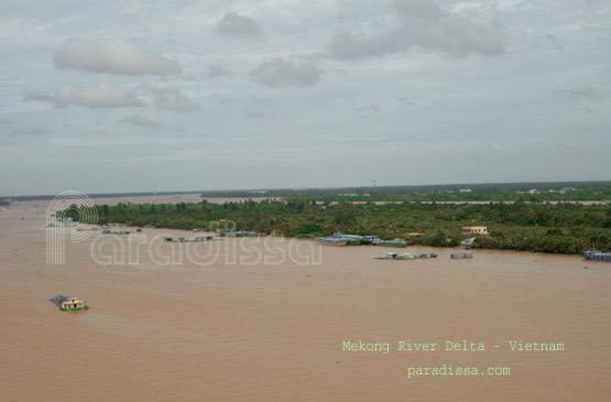 The green islands of the Mekong Delta