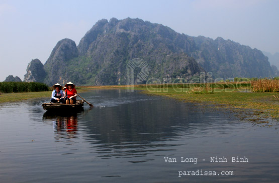 The Van Long Nature Reserve in Ninh Binh Vietnam