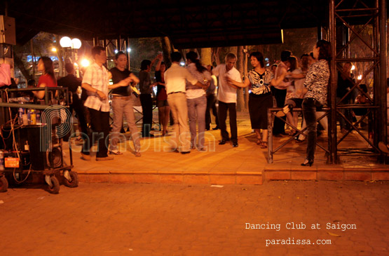 A dance club in Saigon A dance club in Saigon
