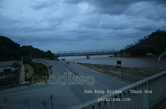 Ham Rong Bridge at Thanh Hoa City