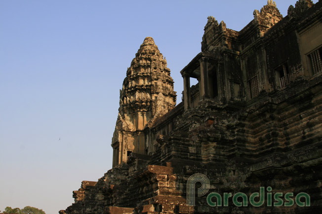 The upper level of Angkor Wat, Siem Reap, Cambodia