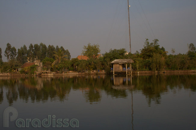 Peaceful countryside on the biking tour at Thuan Thanh, Bac Ninh