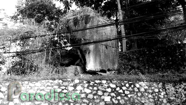 A corner of the former fortress of Cao Bang