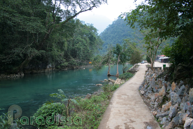 Peaceful landscape at Pac Bo, Cao Bang