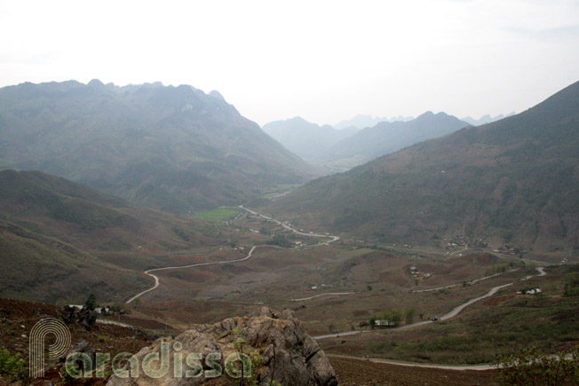 Wild mountains at Quan Ba District, Ha Giang, Vietnam