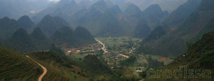 Lung Ho Valley in Dong Van Karst Plateau