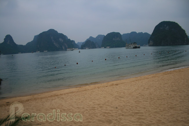 Ti Tov Beach on Halong Bay