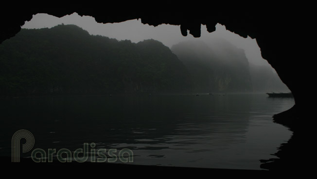The Luon Lagoon (Luon Cave) Halong Bay Vietnam