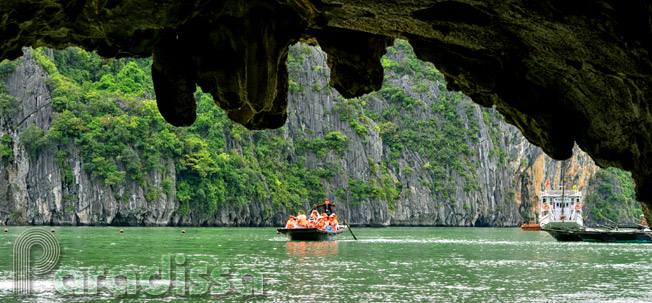 the Luon Lagoon on Halong Bay, Vietnam