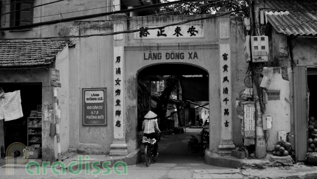 The gate to an old village