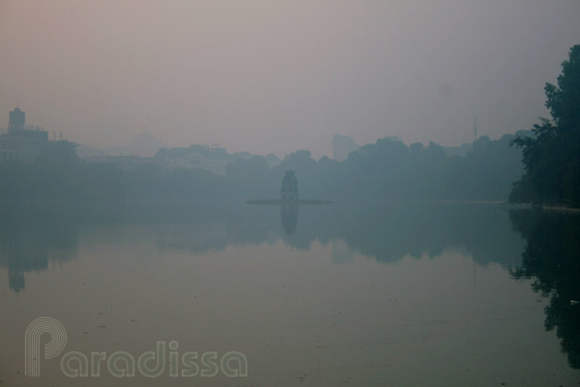 The Turtle Tower, Hoan Kiem Lake, Hanoi, Vietnam