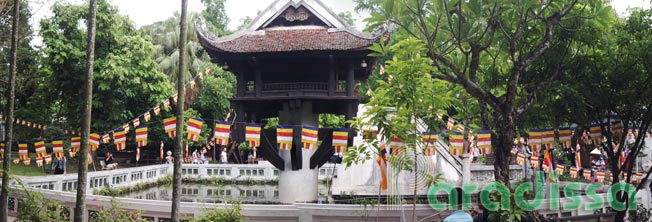 The One Pillar Pagoda in Hanoi