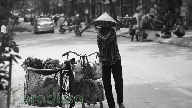 A street vendor