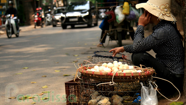 A street vendor