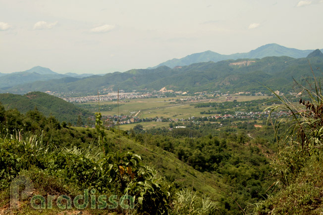 A bird's eye view of Hoa Binh City