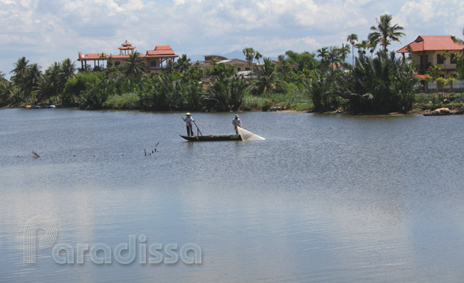 Fishing on the Thu Bon River at Hoi An