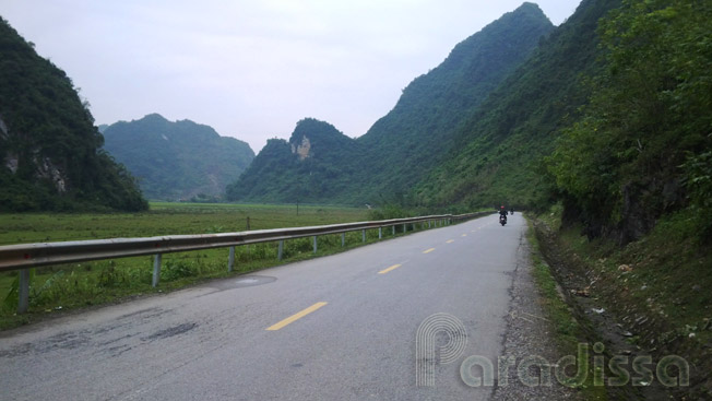 Scenic mountains at Binh Gia, Lang Son, Vietnam