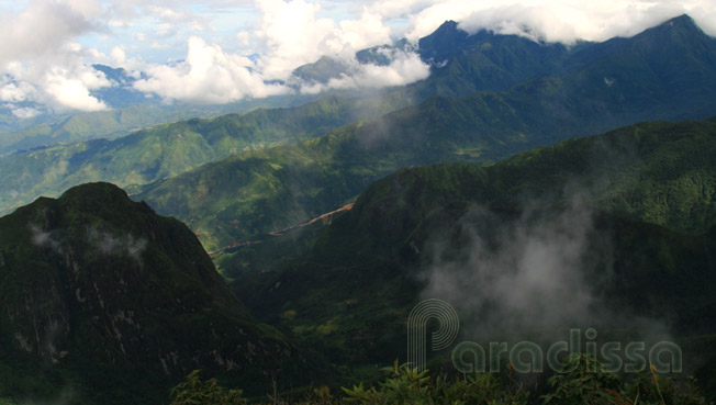 Amazing mountains at Bach Moc Luong Tu