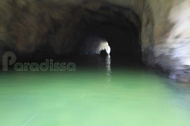 A cave on a rowing boat trip at Trang An, Ninh Binh, Vietnam