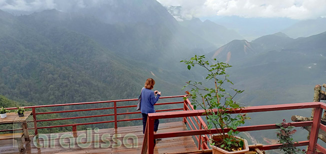 A lovely place for adoring sublime nature at the O Quy Ho Pass between Lai Chau Province and Lao Cai Province