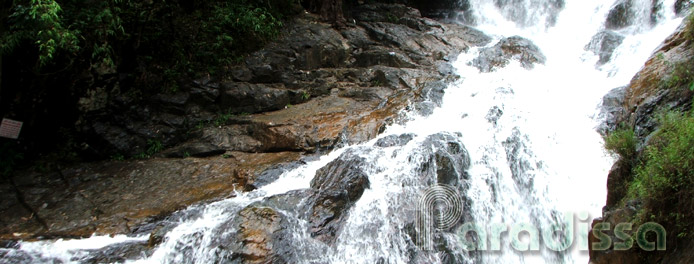 A waterfall in the Cardamom Mountains, Koh Kong, Cambodia