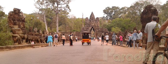 The South Gate of Angkor Thom, Siem Reap, Cambodia