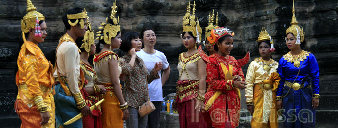 Apsaras at Angkor Wat, Siem Reap, Cambodia