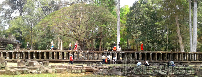 Walkway to the Ba Phuon Temple, Angkor Thom, Siem Reap