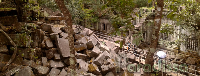 Inside Beng Mealea Temple