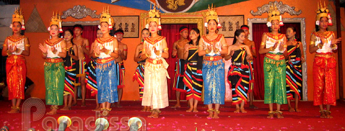 A Khmer traditional show at Siem Reap, Cambodia